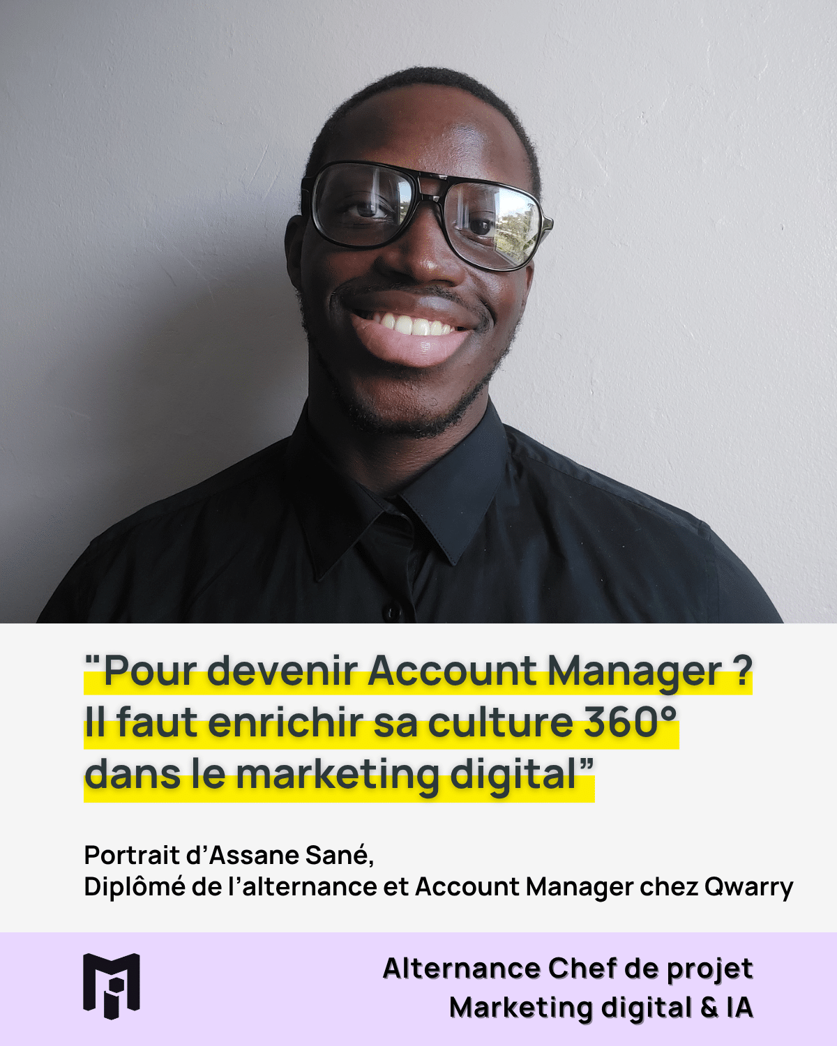 Portrait Assane Sané -Media Institute