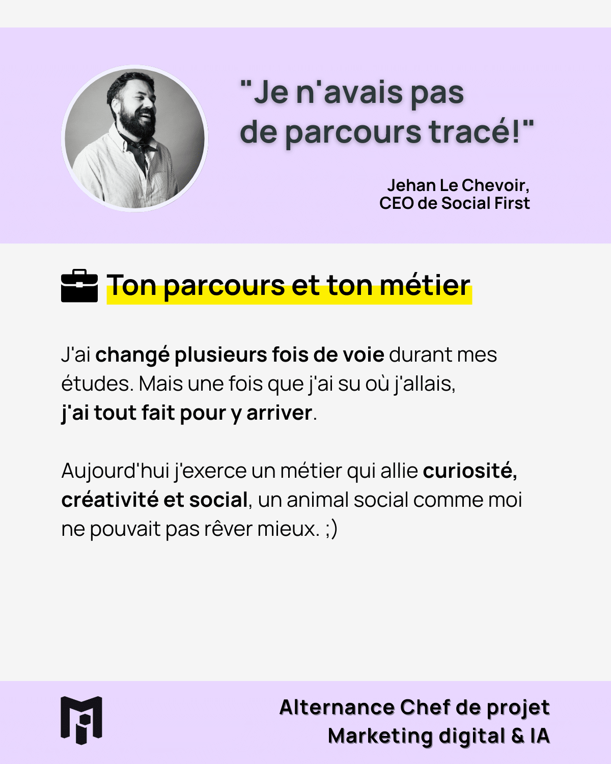 Interview Jehan Le Chevoir