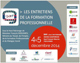 Les entretiens de la formation professionnelle du GARF