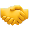 emoji serrage de main