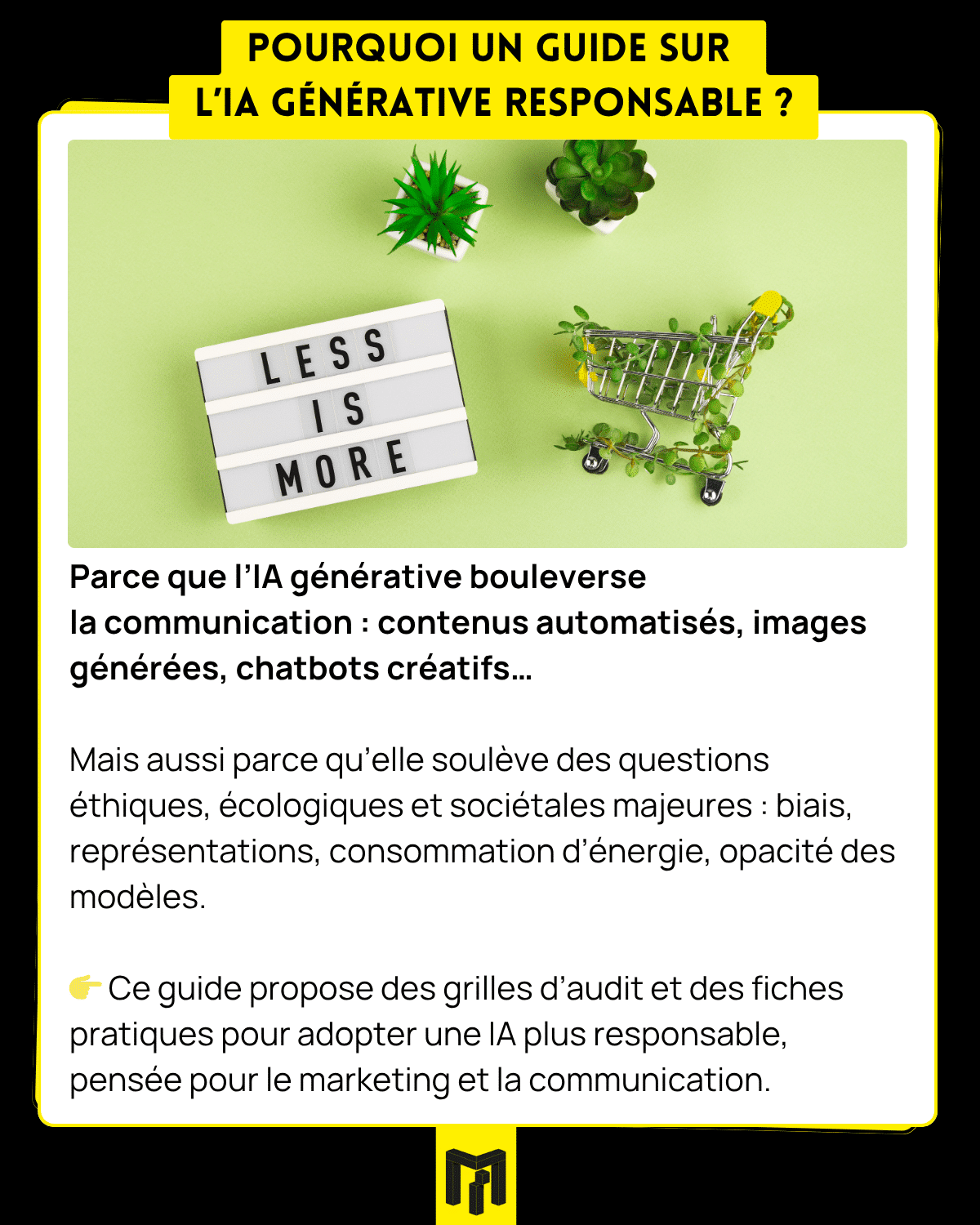 Pourquoi un guide sur l'IA générative responsable ?
