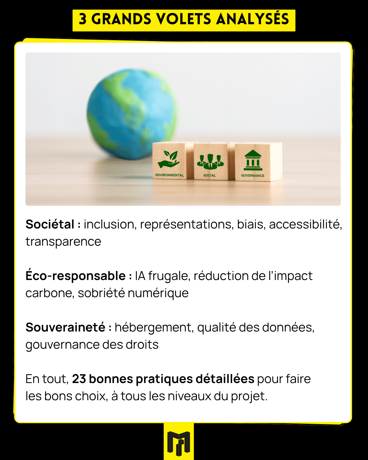 3 grands volets analysés