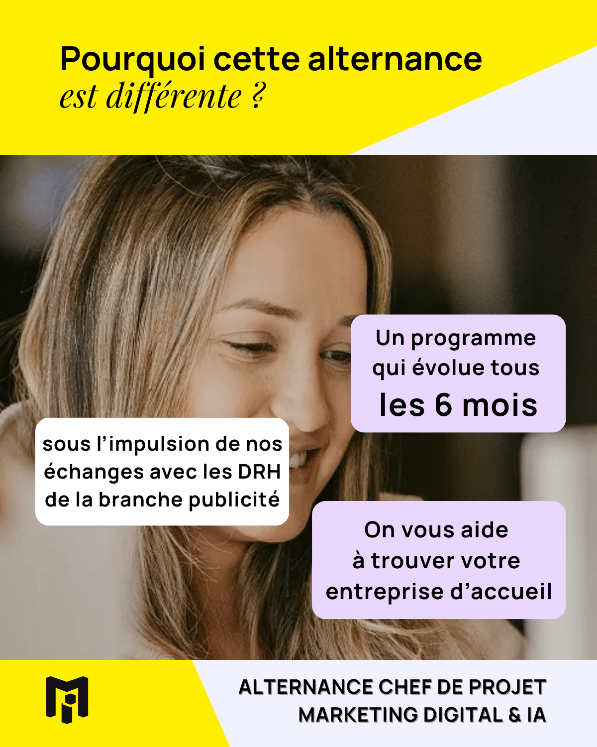 Rentrée octobre 26 - Alternance chef de projet marketing digital et IA