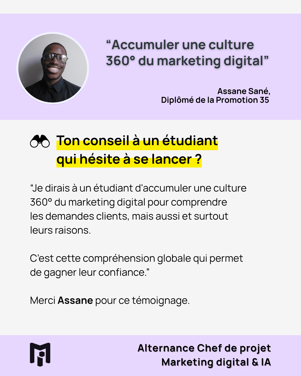 Portrait Assane Sané -Media Institute