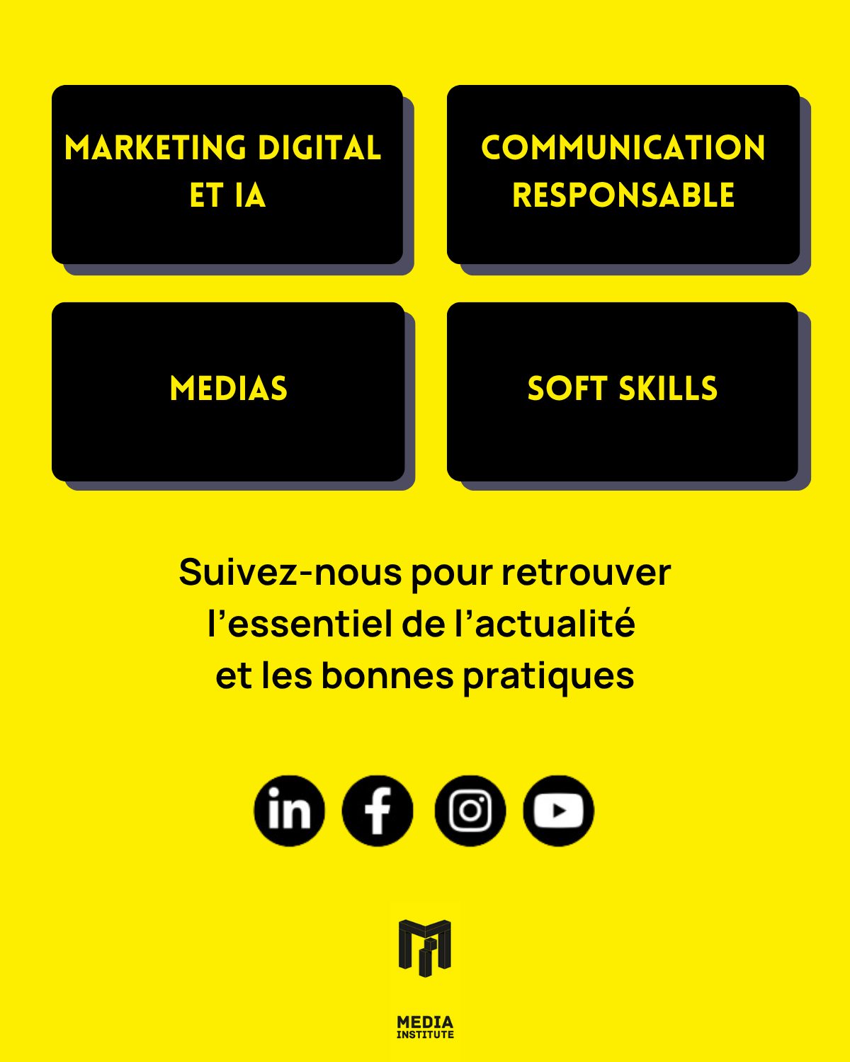 Suivez-nous pour retrouver l’essentiel de l’actualité et les bonnes pratiques